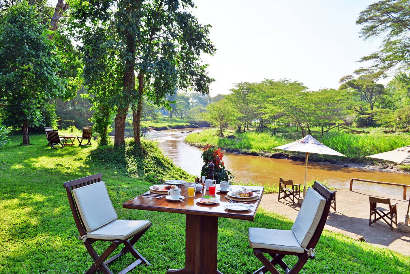 Ishasha Wilderness Camp Ouganda Petit Dej